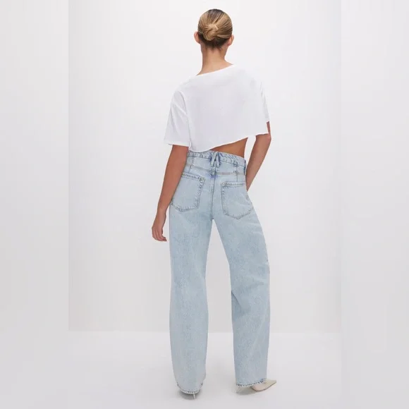 GOOD AMERICAN Good 90’s Relaxed Jeans - Picture 4 of 10